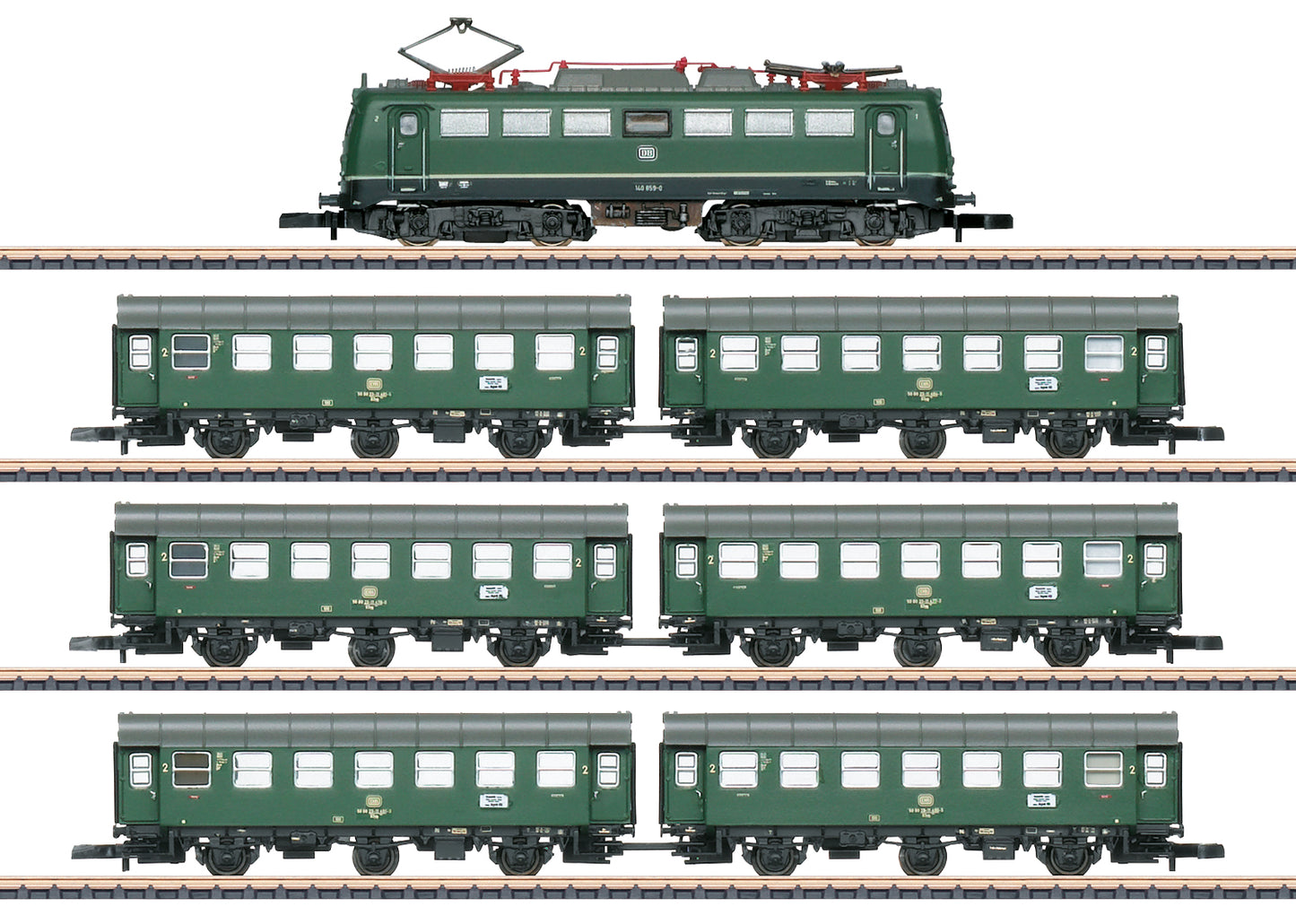 Marklin 81304 - Holidays Passenger Train Set with a Class 140