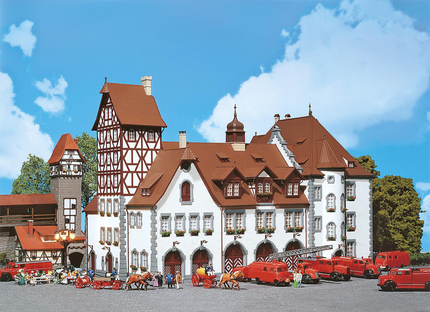 Faller 130337 Historical fire station 1 Nuremberg at ajckids.com