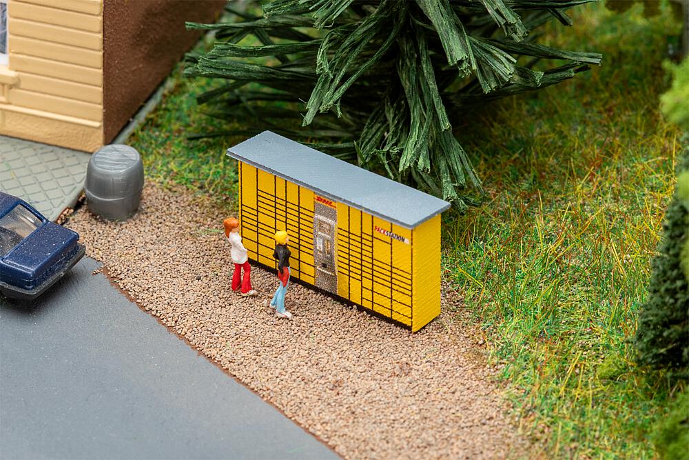 Faller 272921 - 2 DHL Packing stations, EAN: 4104090729219