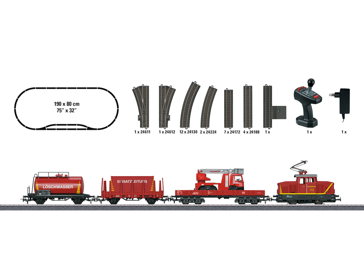 Marklin 29722 - Märklin Start up Fire Department Starter Set