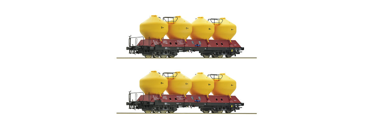 Roco 77005 - 2-piece set: Silo wagon, CD
