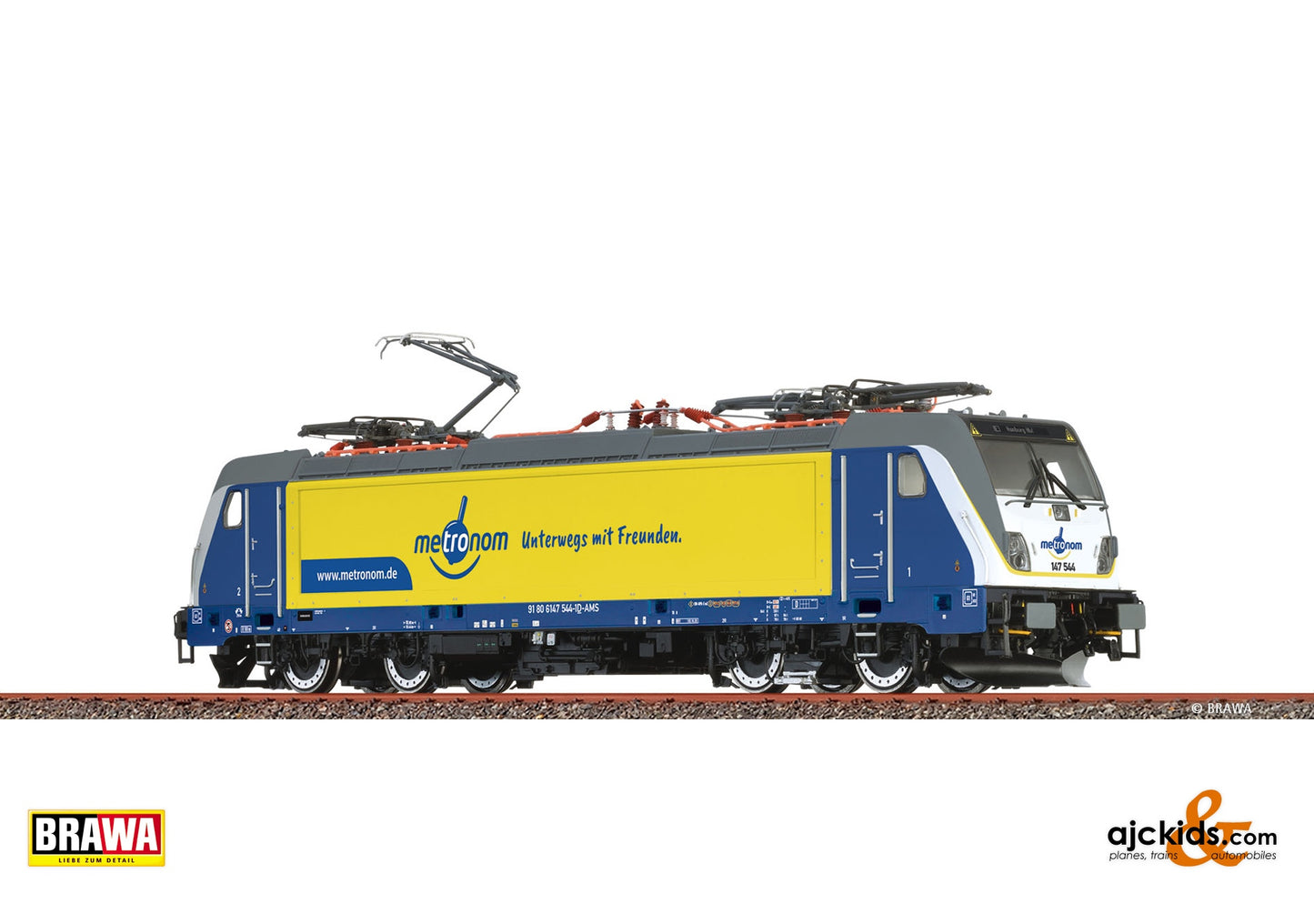 Brawa 43841 - H0 TRAXX Electric Locomotive BR 147 Metronom