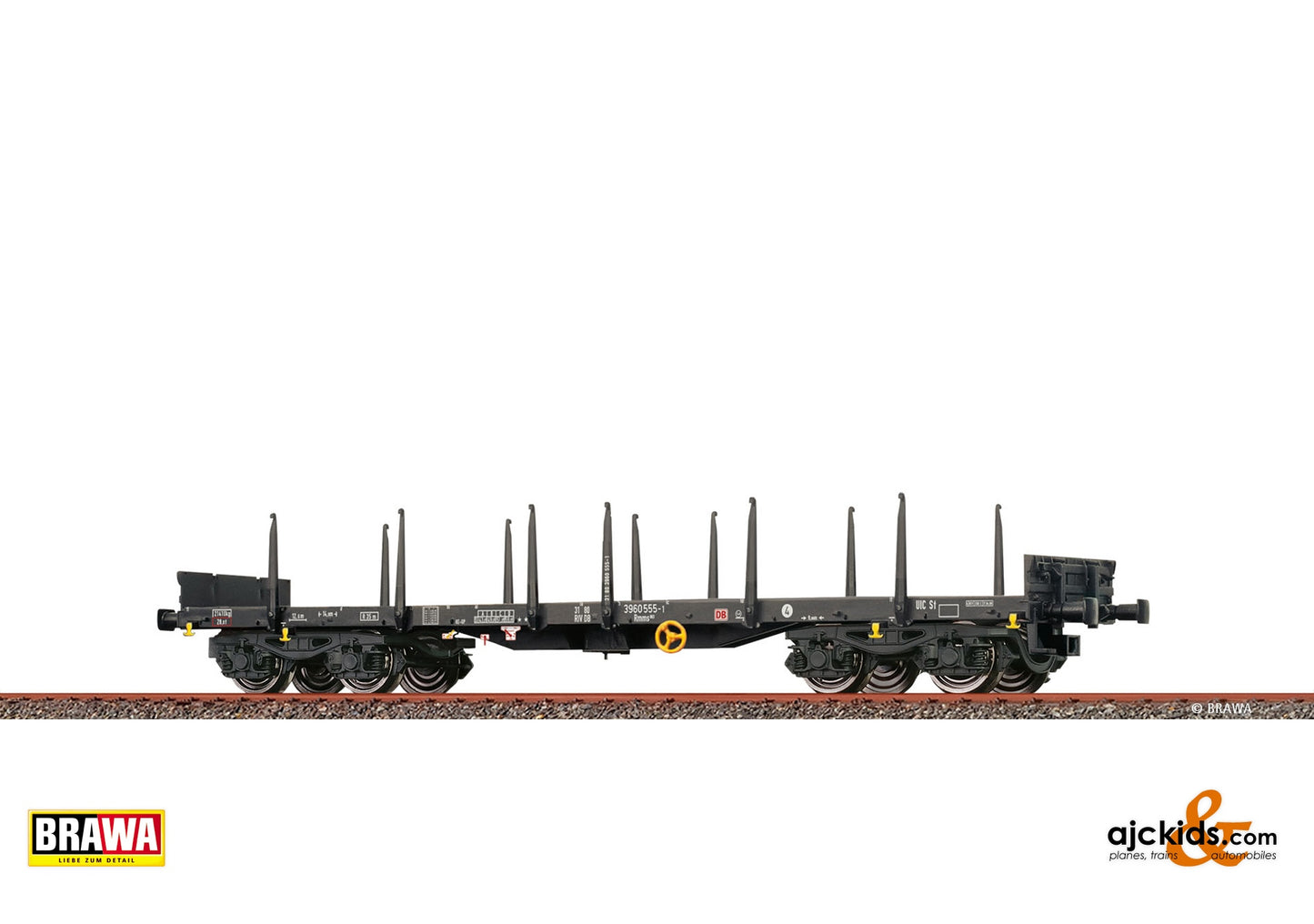 Brawa 47123 - H0 Flat Car Rmms663 DB AG