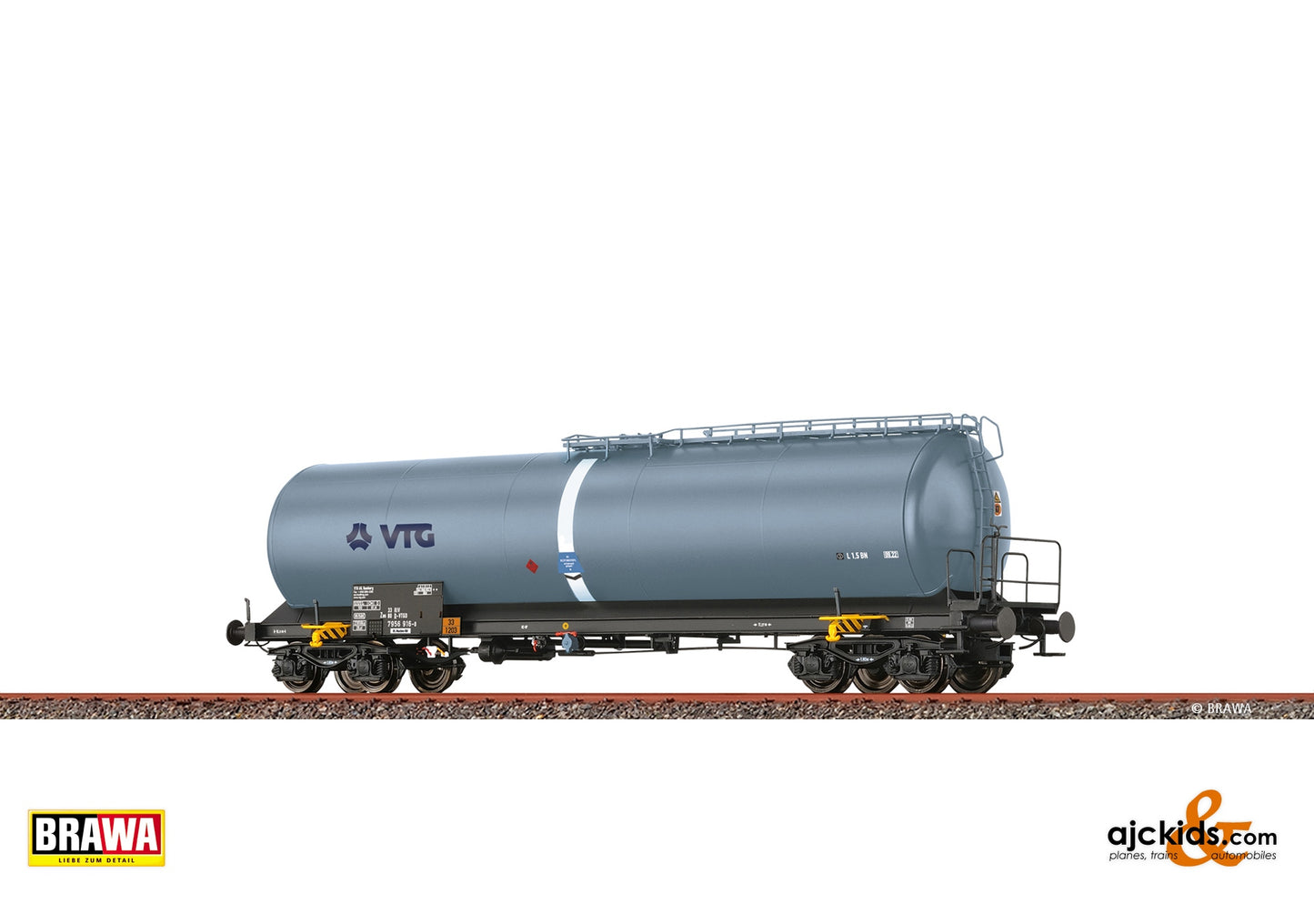 Brawa 51147 - H0 Tank Car 4-axle Zas VTG