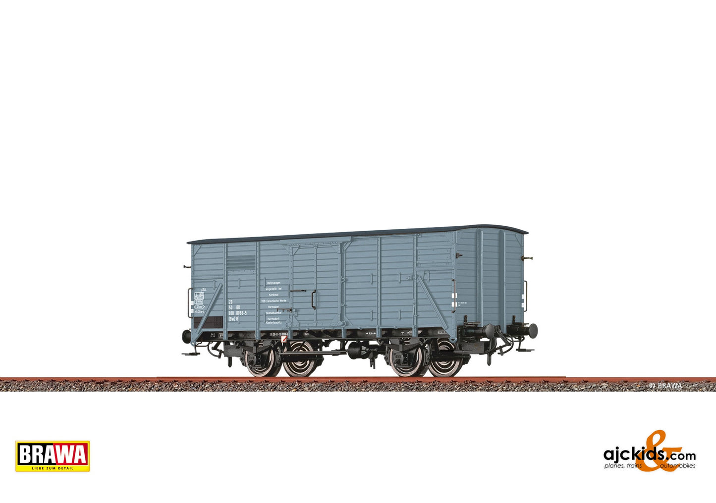 Brawa 51311 - H0 Covered Freight Car (Gw) G "Werkswagen Keramische Werke Hermsdorf" DR