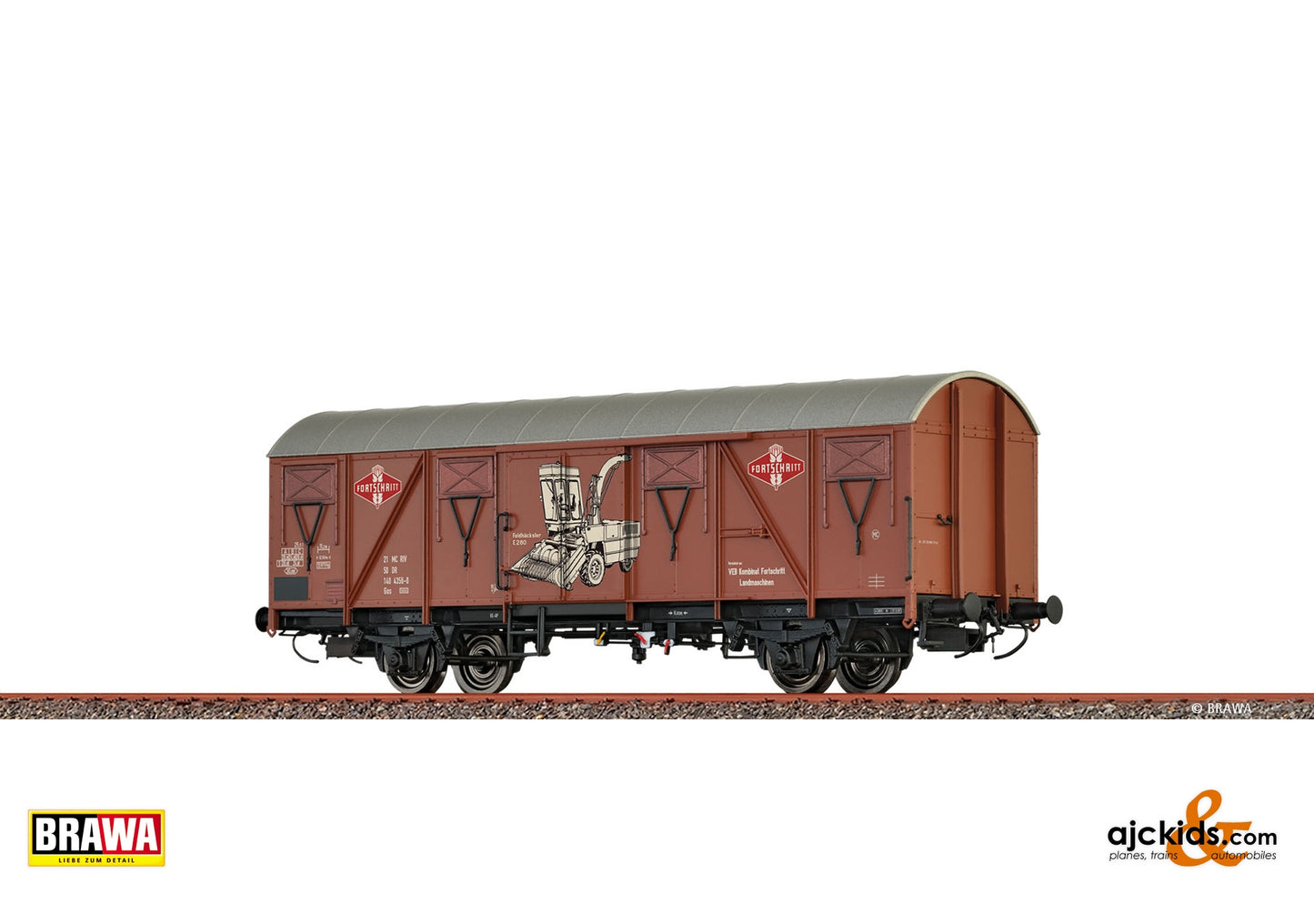 Brawa 51352 - H0 Covered Freight Car Gos "Fortschritt" DR