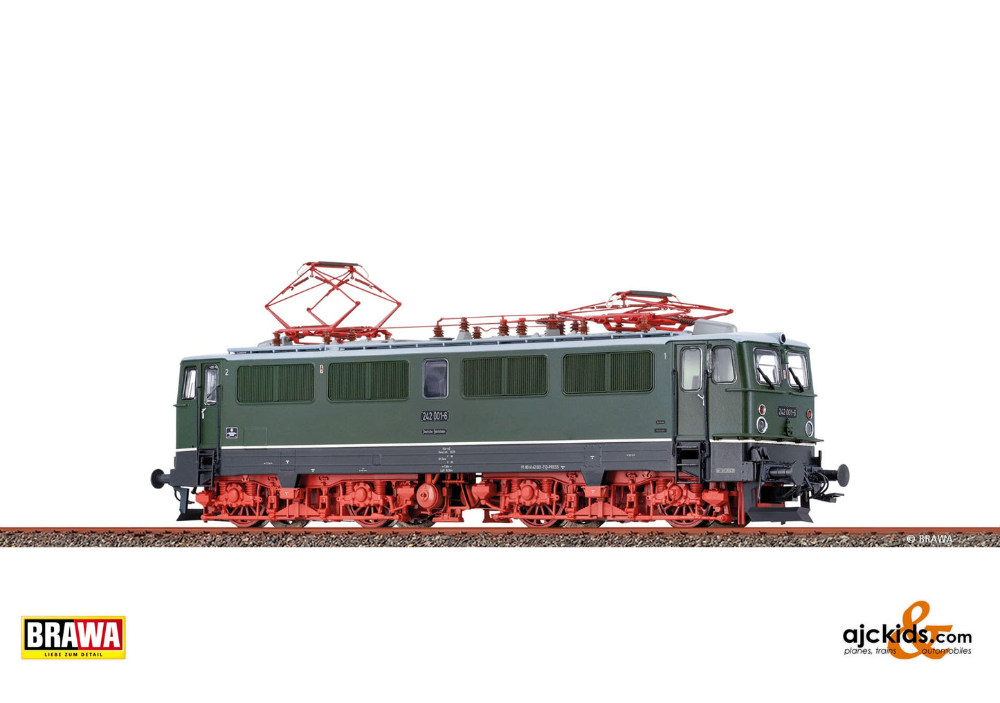 Brawa 58228 - H0 Electric Locomotive BR 242 Pressnitztalbahn