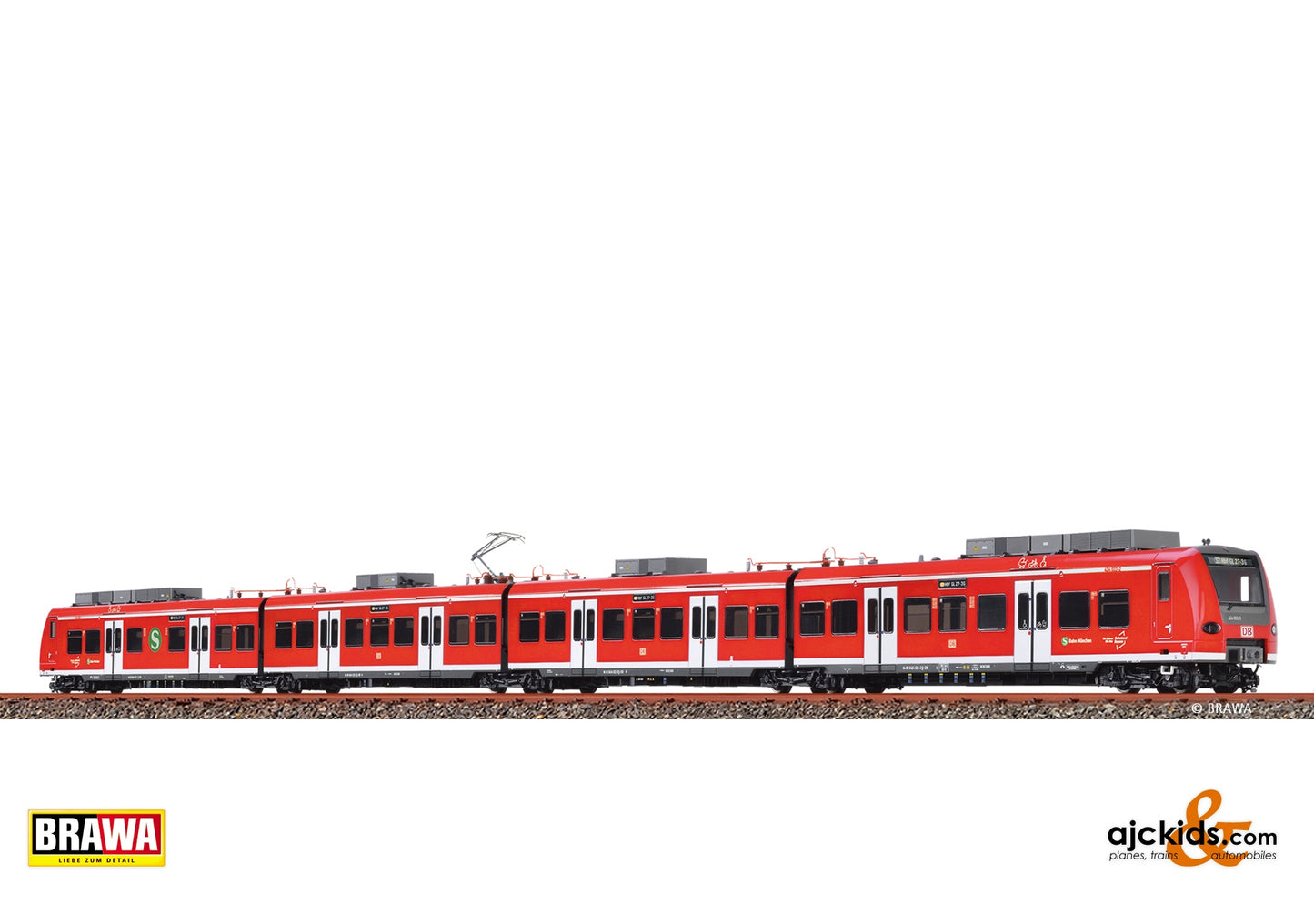 Brawa 58237 - H0 Electric Railcar BR 424 DB AG, S-Bahn München, set of 4
