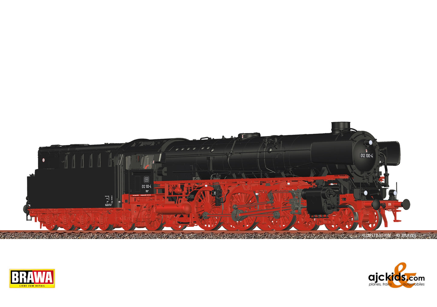 Brawa 70126 - H0 Express Train Locomotive BR 012 DB