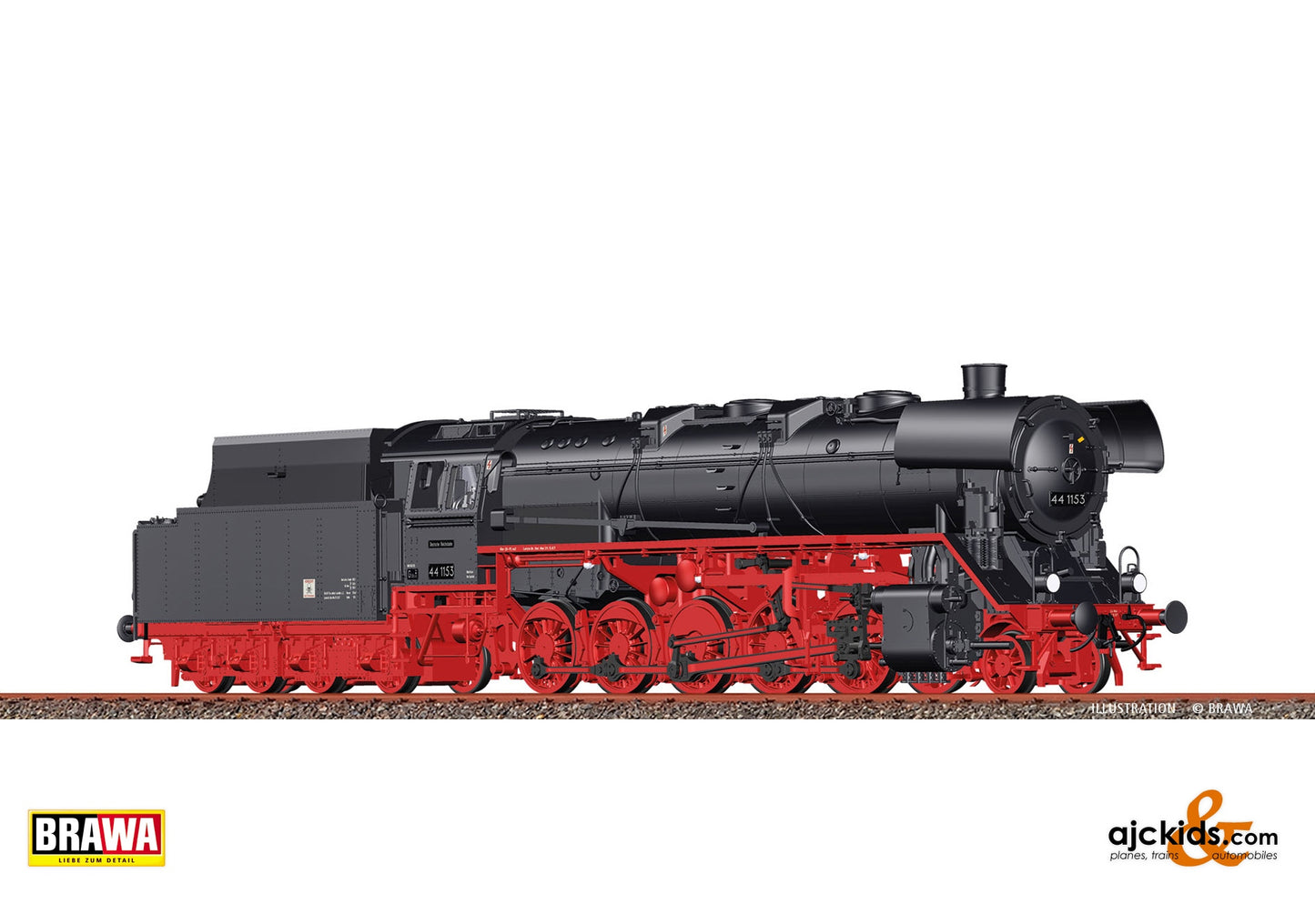 Brawa 70162 - H0 Freight Locomotive BR 44 DR