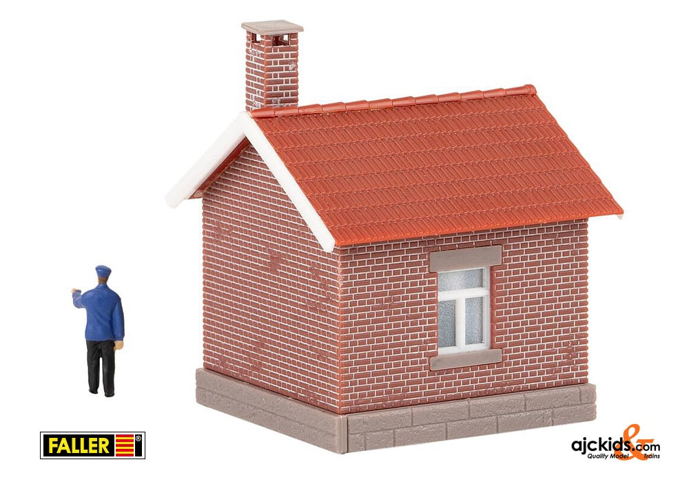 Faller 120306 - Railway booth with railway attendant, EAN: 4104090203061