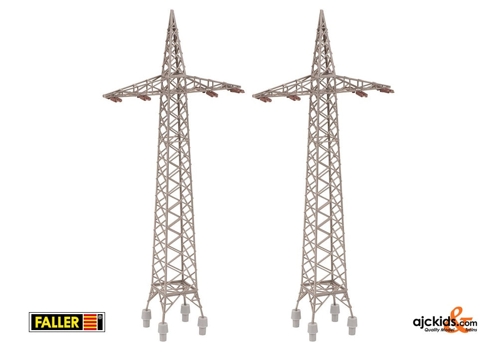 Faller 120377 - 2 Railway electricity pylons