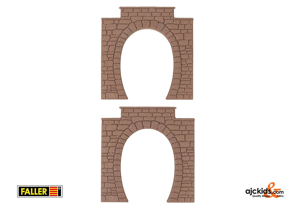 Faller 120577 - 2 Tunnel portals, single-track, EAN: 4104090205775