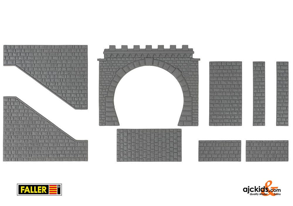 Faller 120578 - Tunnel portal, 2-track, EAN: 4104090205782