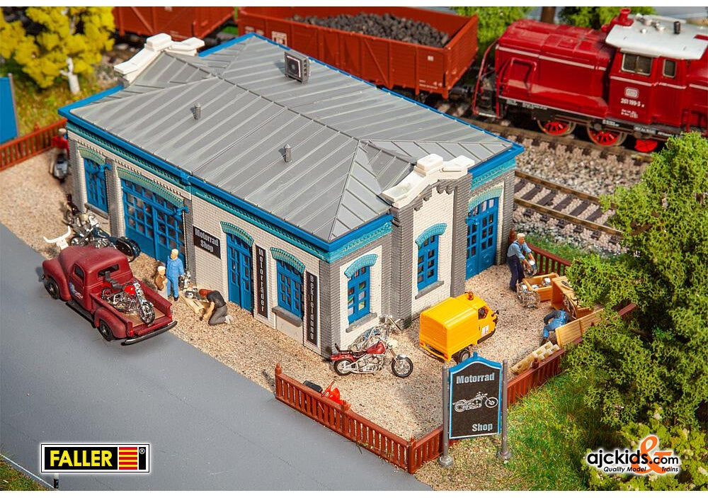 Faller 130140 - Motorcycle shop
