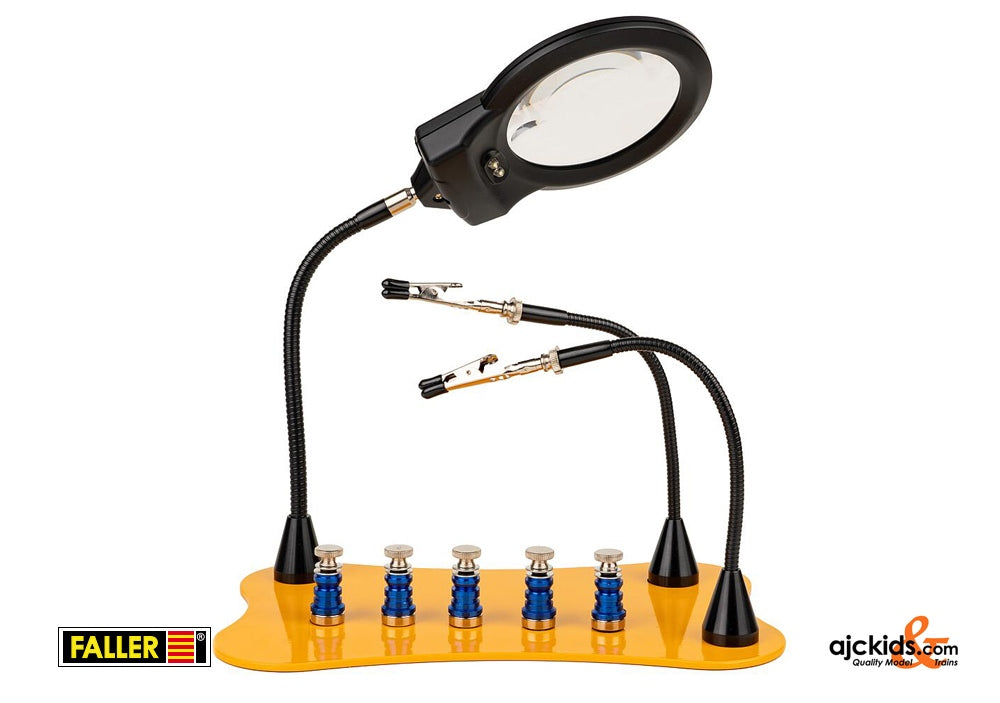 Faller 170556 - Soldering and work station with magnifying lamp, EAN: 4104090705565