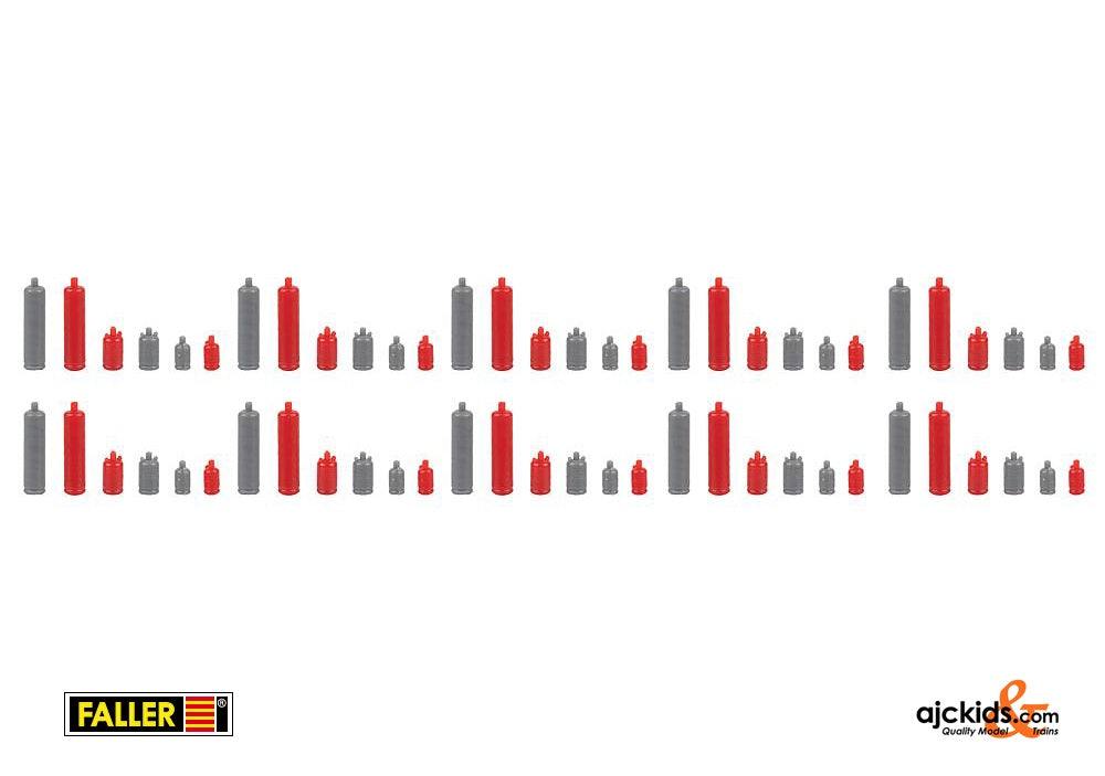 Faller 180863 - 60 Gas cylinders