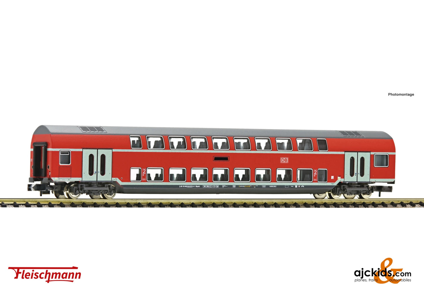 Fleischmann 6260081 - 2nd class double-deck coach, DB AG