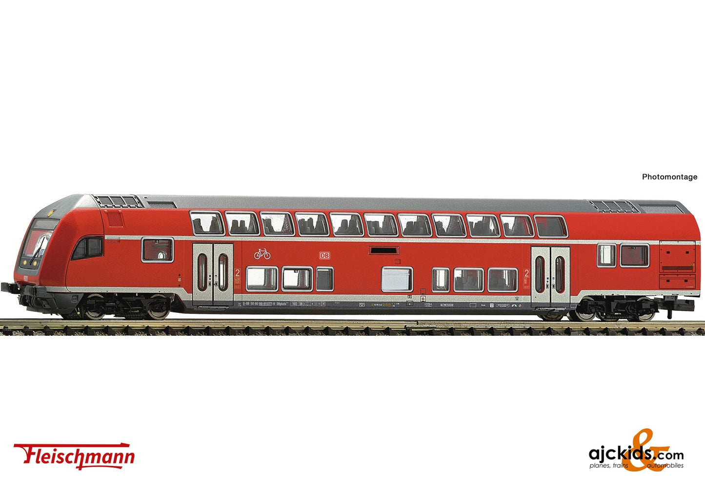 Fleischmann 6270082 - 2nd class double-deck coach, DB AG