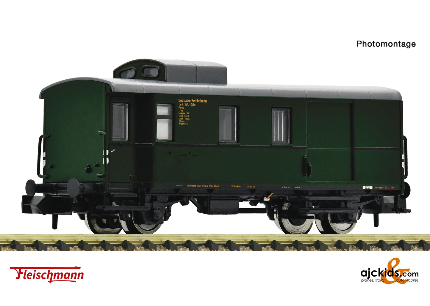Fleischmann 6660082 Goods train luggage wagon, DRB