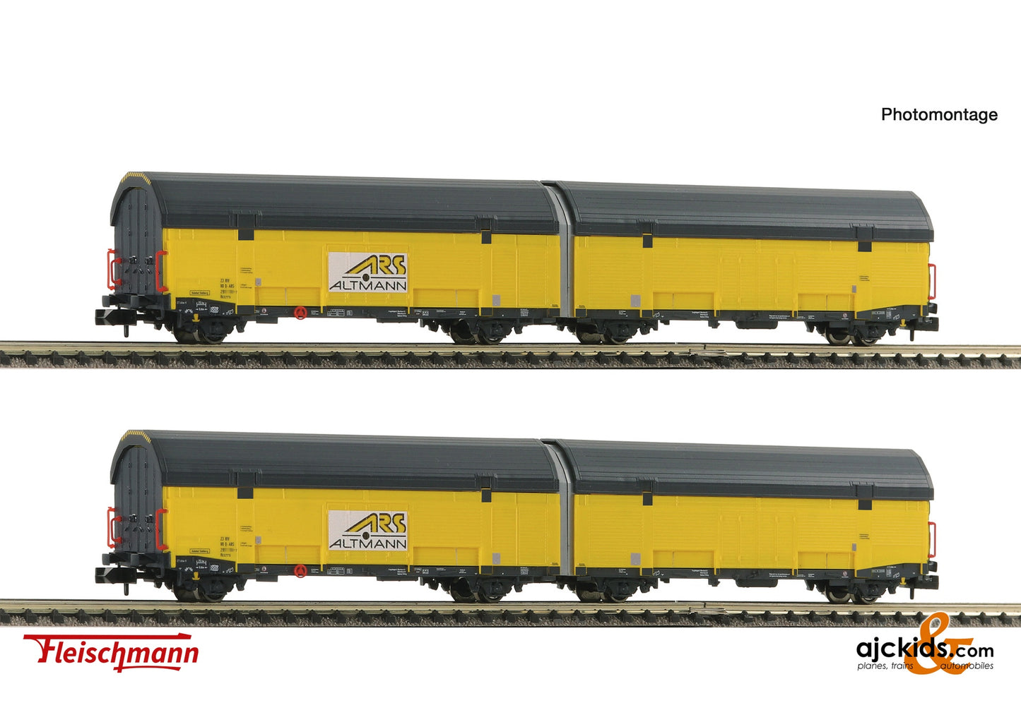 Fleischmann 6660112 2-piece set 2: Car transport, ARS Altmann