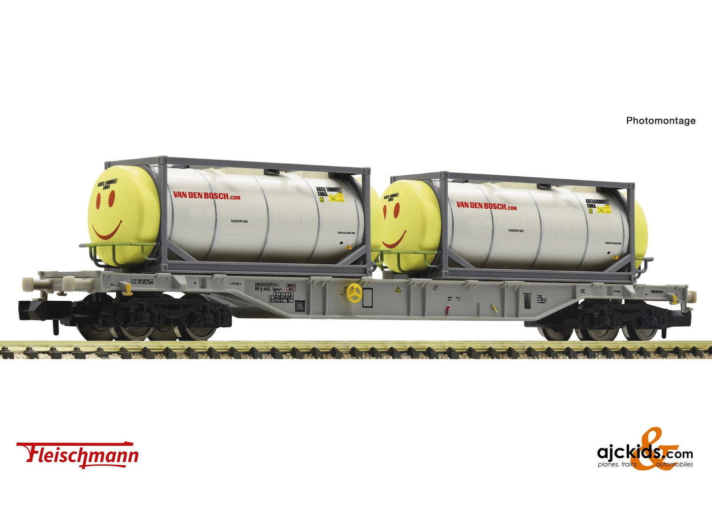 Fleischmann 6660126 Container carrier wagon, AAE