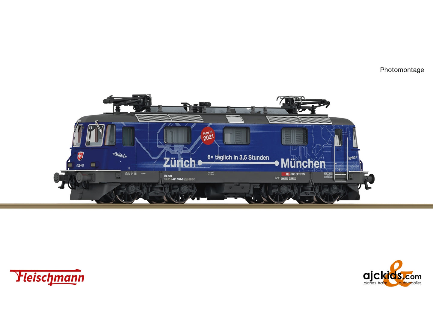 Fleischmann 732405 Electric locomotive Re 421 394-8, SBB