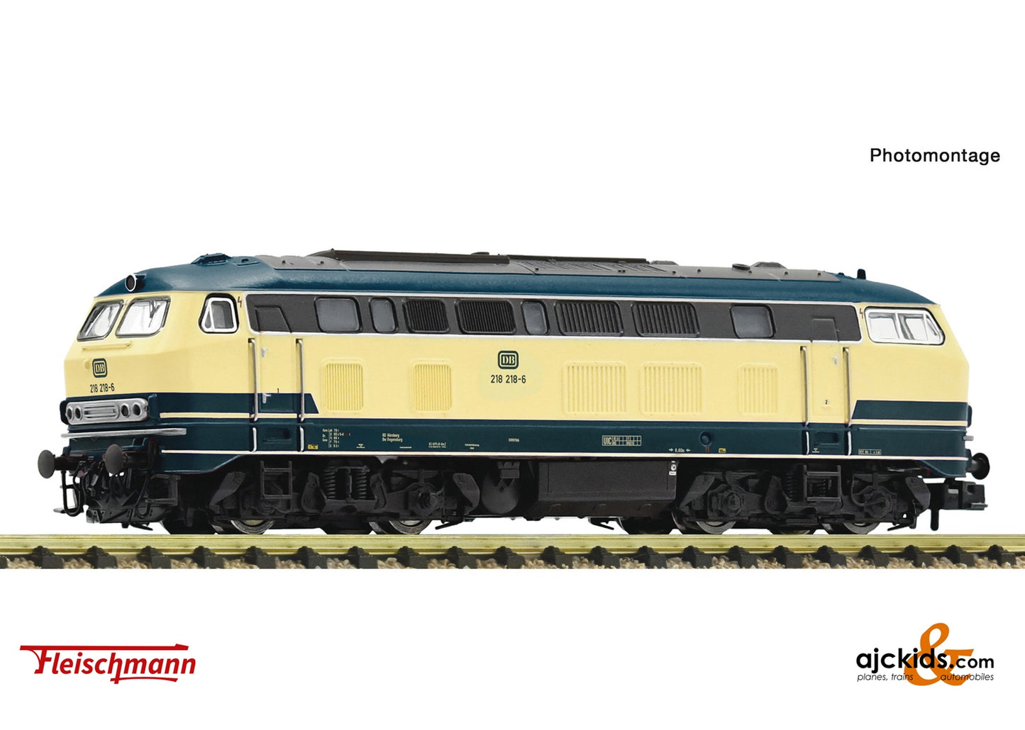 Fleischmann 7360036 - Diesel locomotive 218 218-6, DB