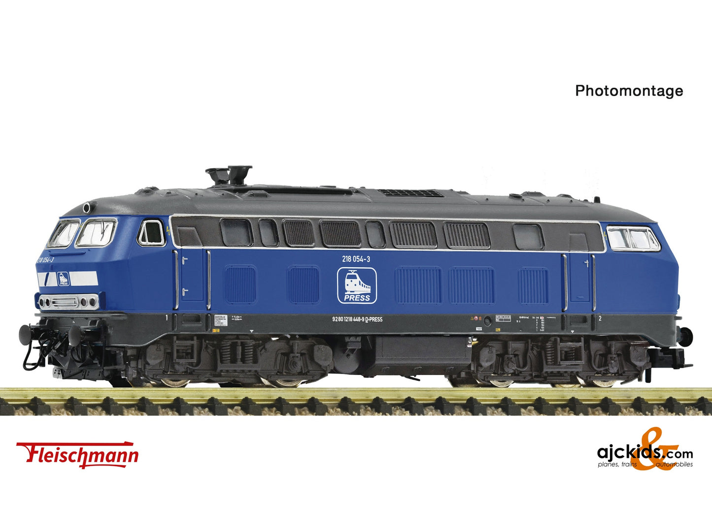 Fleischmann 7370022 Diesel locomotive 218 054-3, PRESS