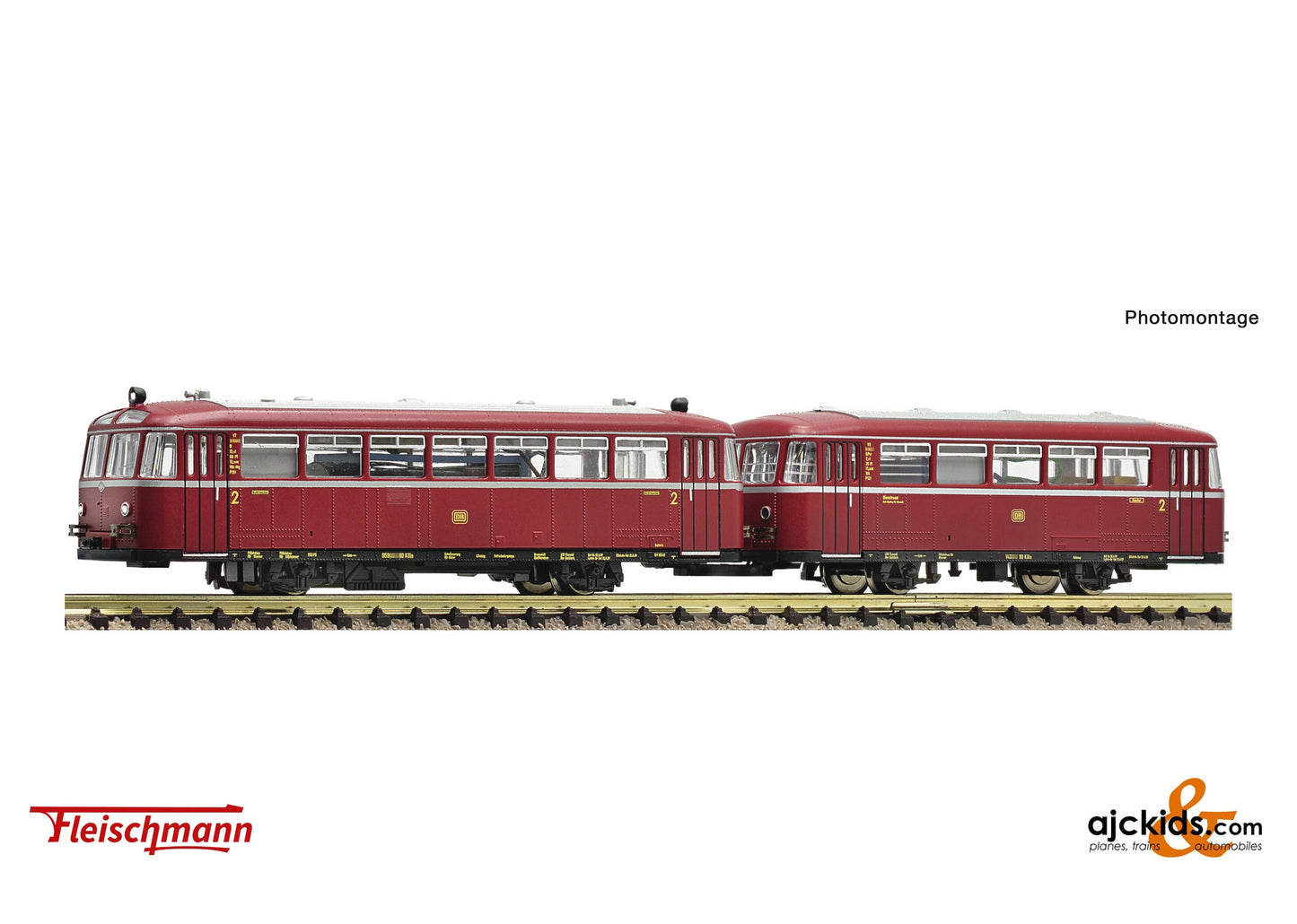 Fleischmann 7760005 Railbus VT 95 with sidecar VB 142, DB
