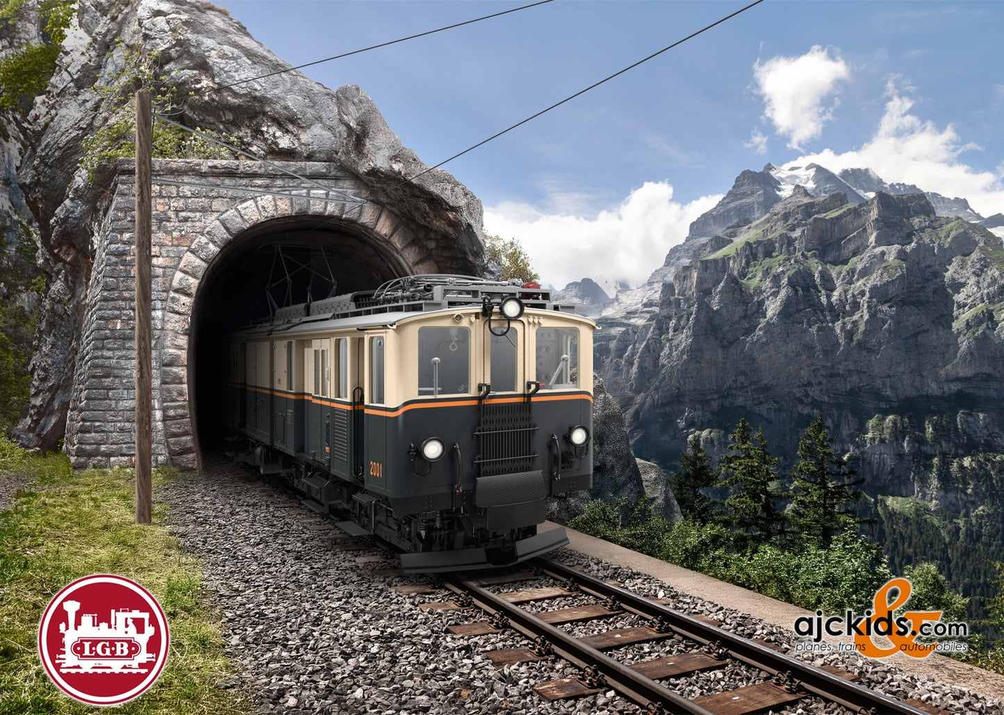 LGB 26662 - Class FZe 6/6 Powered Rail Car Era II