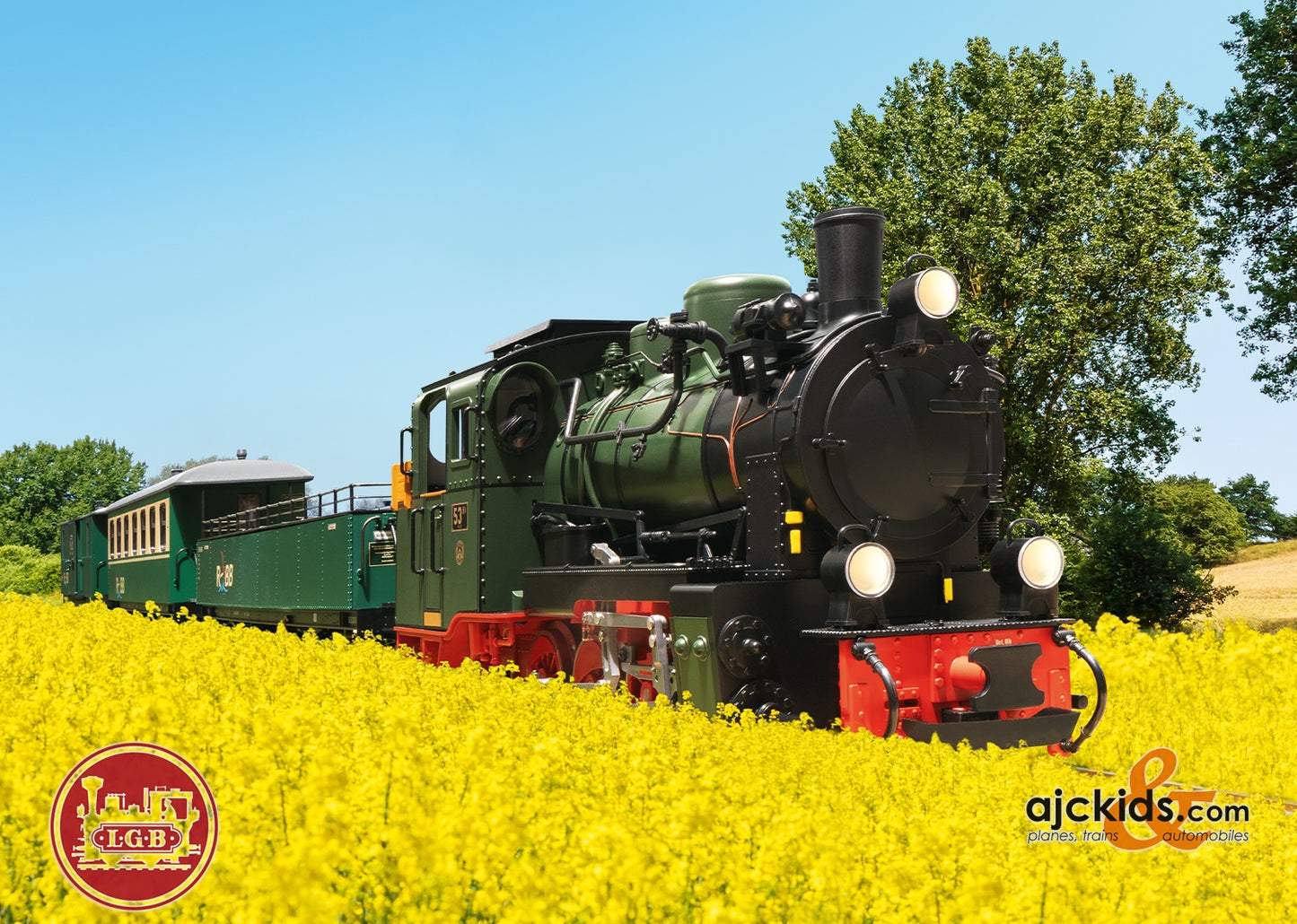 LGB 28006 - Rügen Bäder Railroad Road Number 53 Mh Steam Locomotive