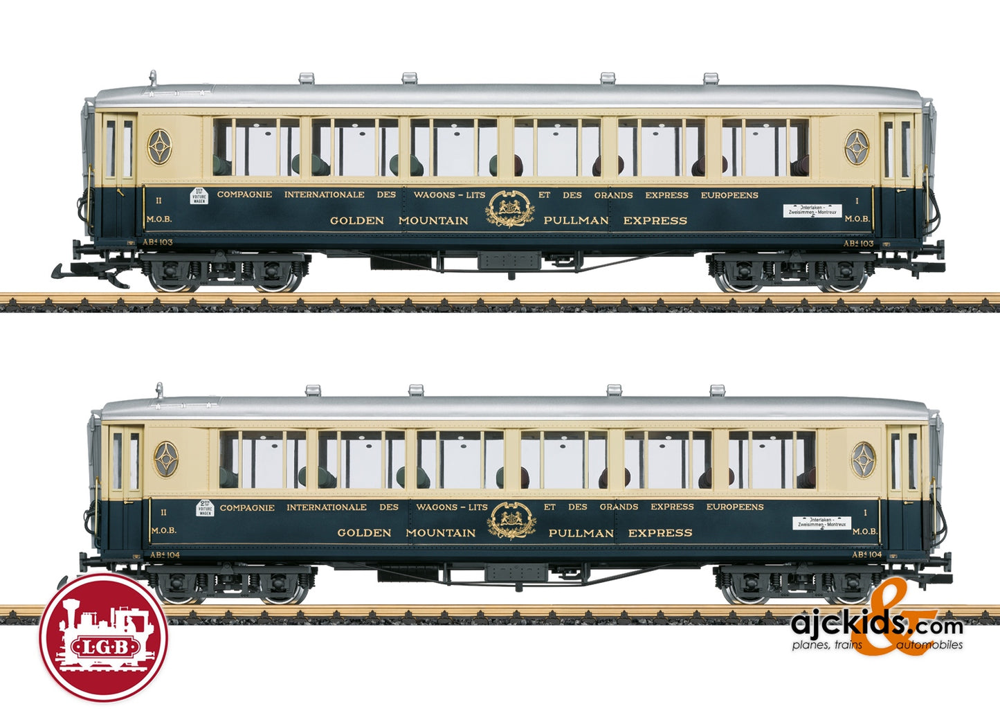 LGB 36660 - Golden Mountain Pullman Express Passenger Car Set 1