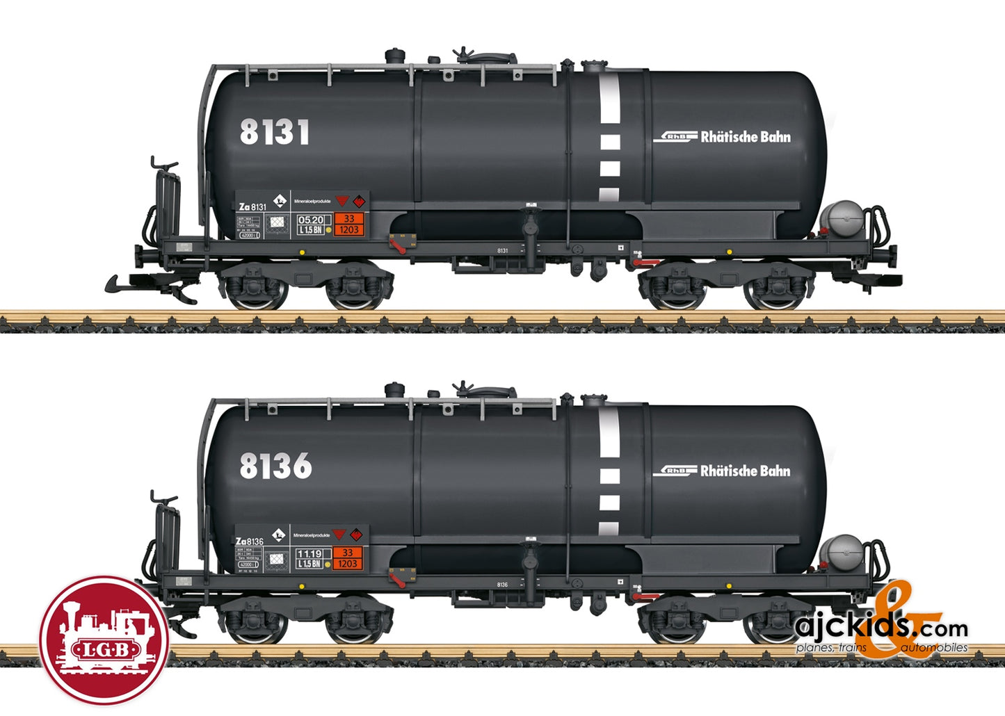 LGB 47835 - RhB Tank Car Set
