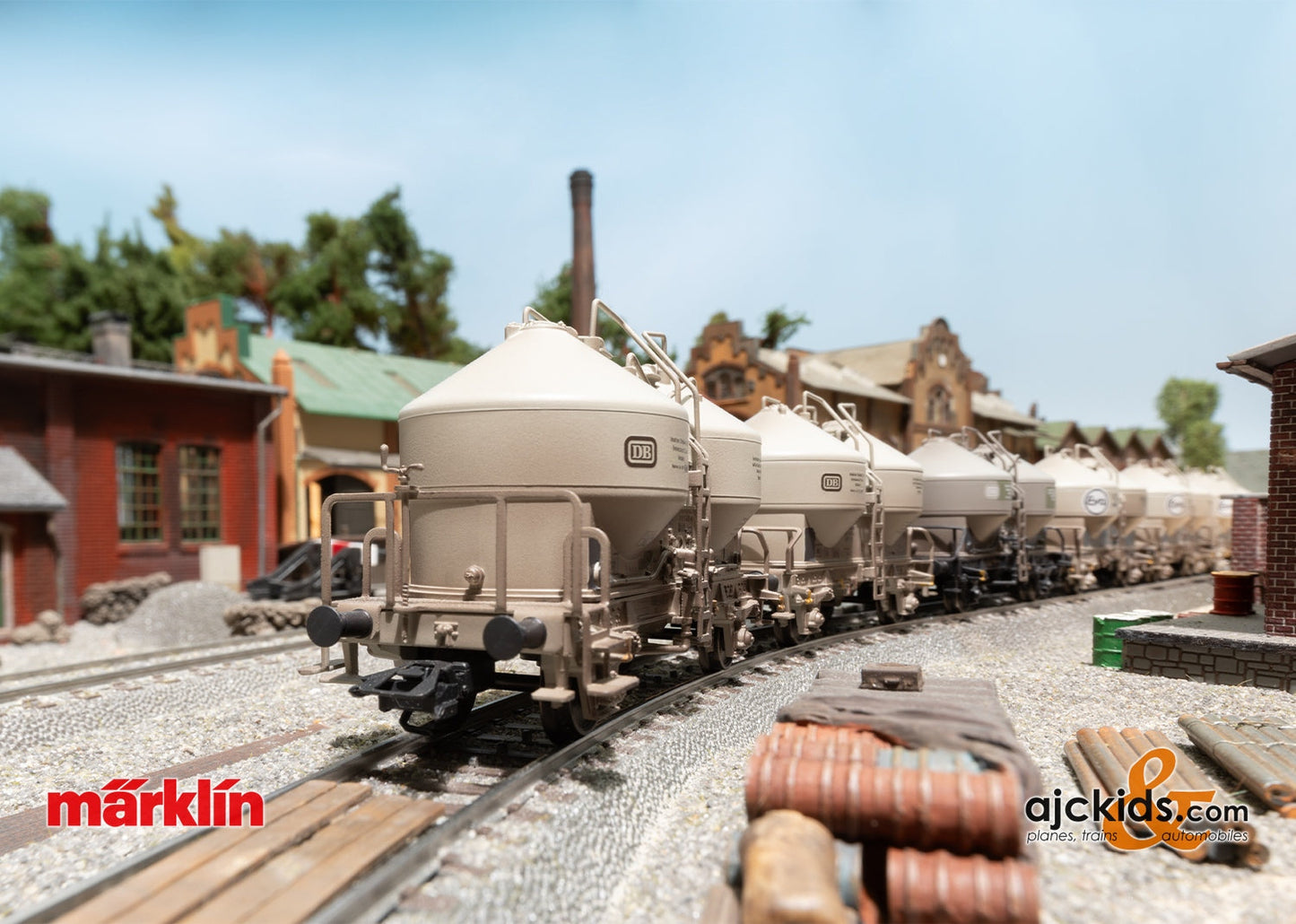 Marklin 007231 - Type Ucs 908 Silo Car Display (6 cars from 00723)