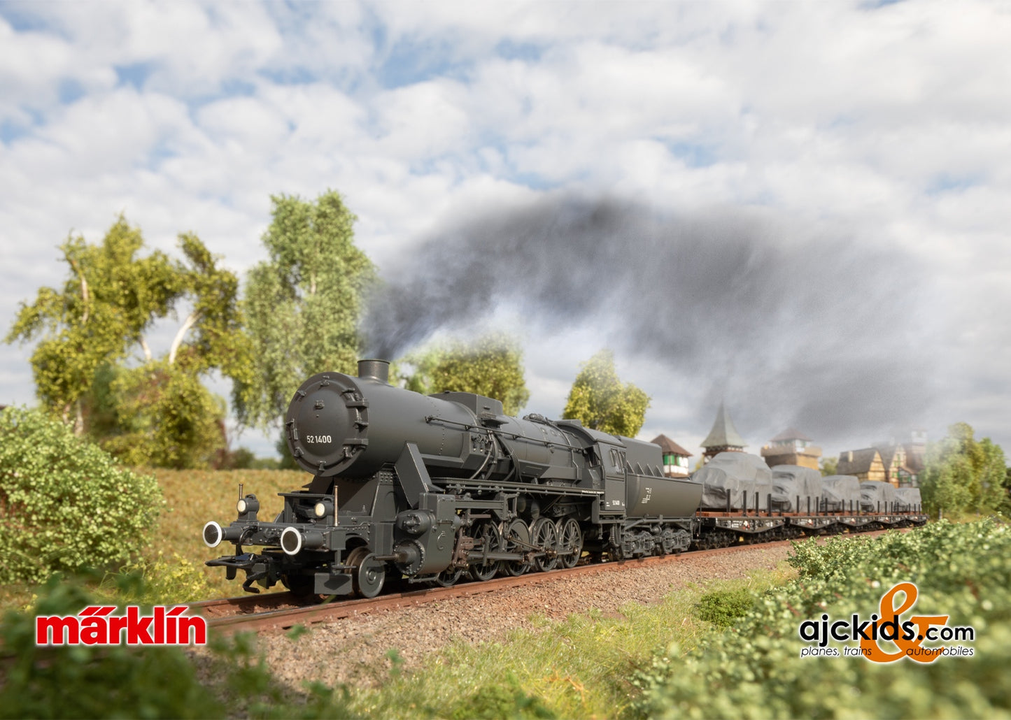 Marklin 39532 DR Cl. 52 Frt. St. w/Tub Ten at Ajckids.com