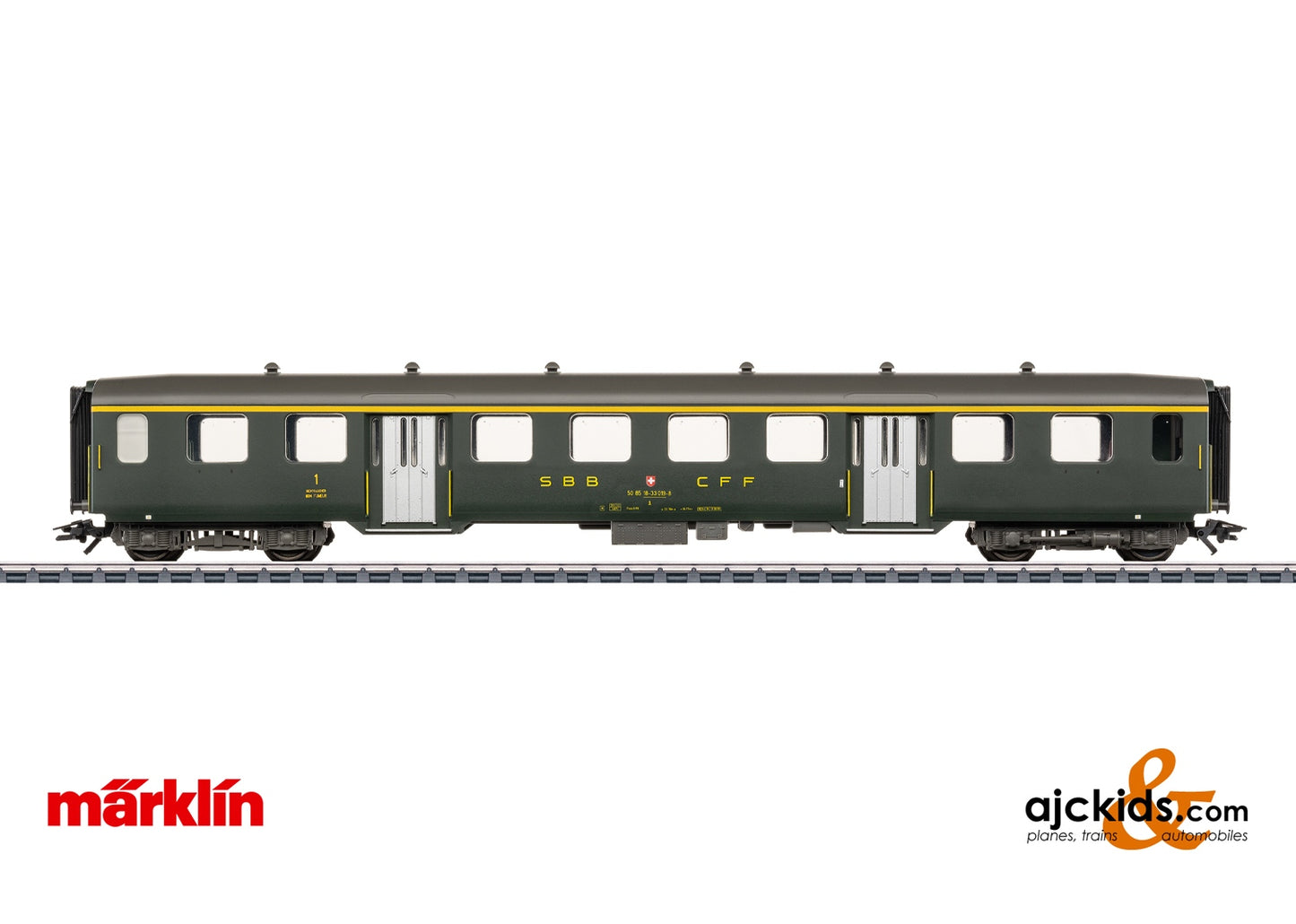 Marklin 43363 - Lightweight Steel Passenger Car, 1st Class