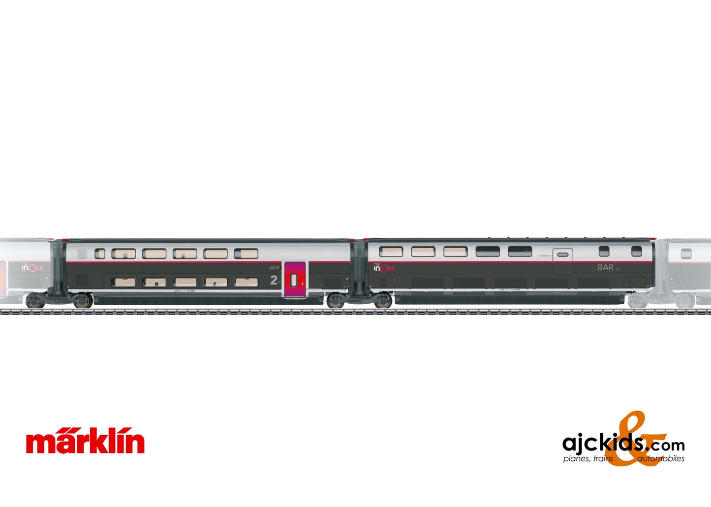 Marklin 43448 - Add-On Car Set 3 for the TGV INOUI