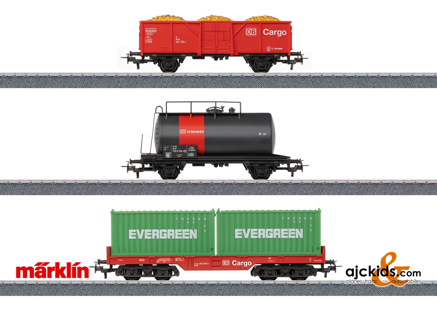Marklin 44506 - Märklin Start up - Cargo Freight Car Set, Era VI