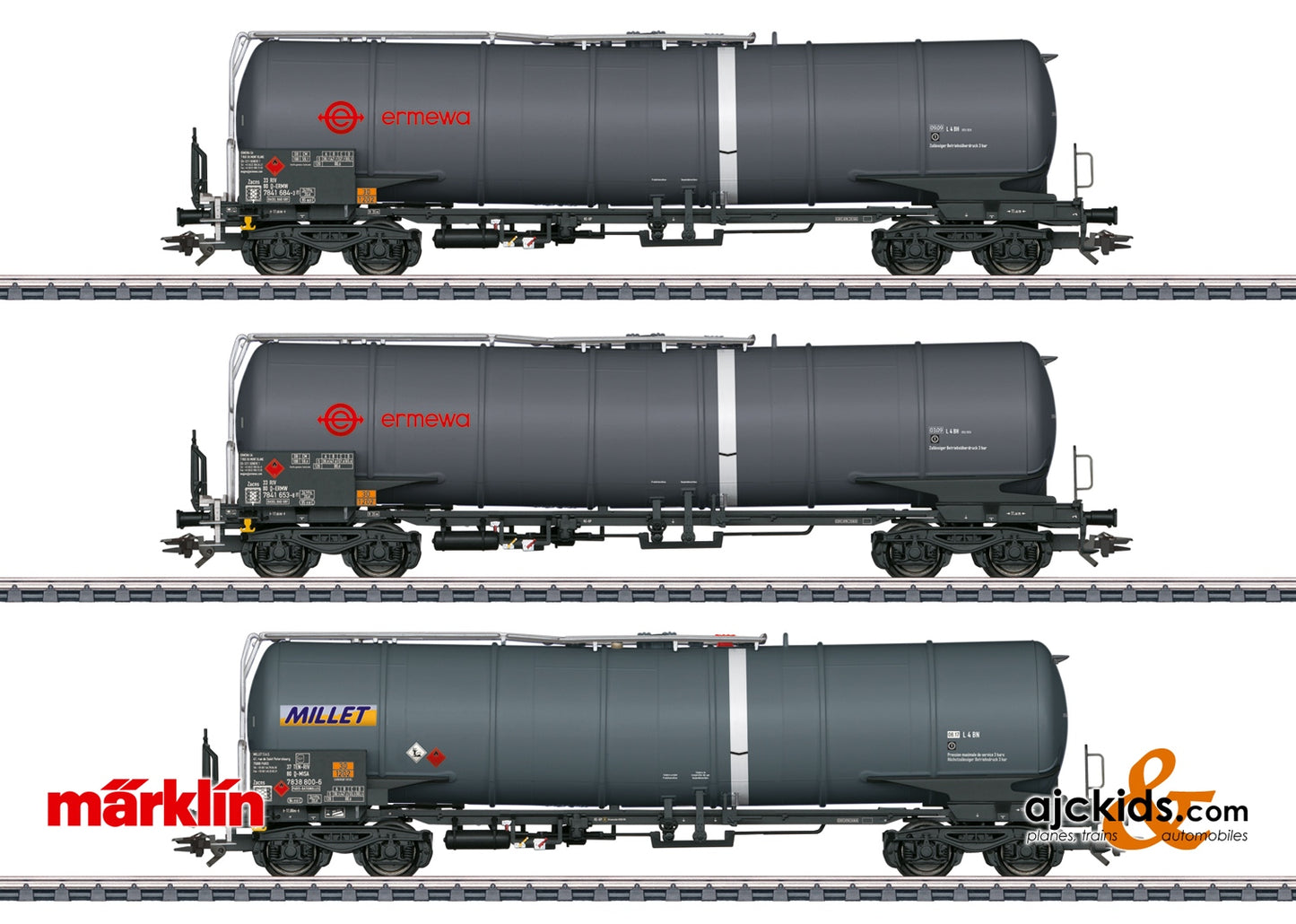 Marklin 47551 - Type Zacns Tank Car Set