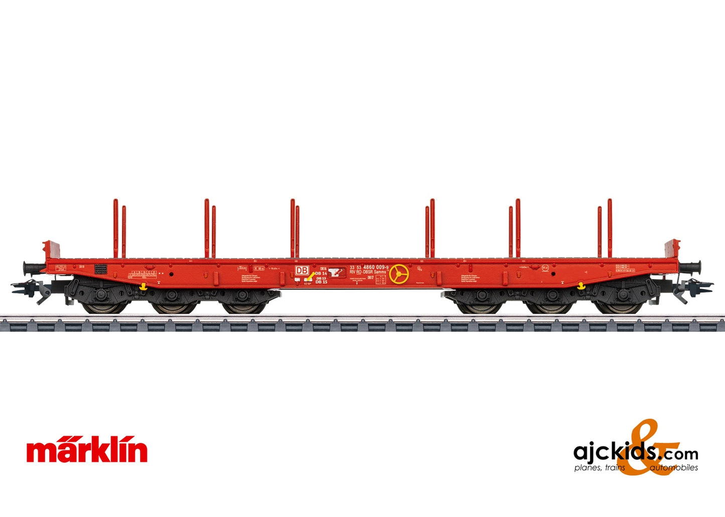 Marklin 48740 Type Samms 710 Heavy-Duty Flat Car, CarMotion