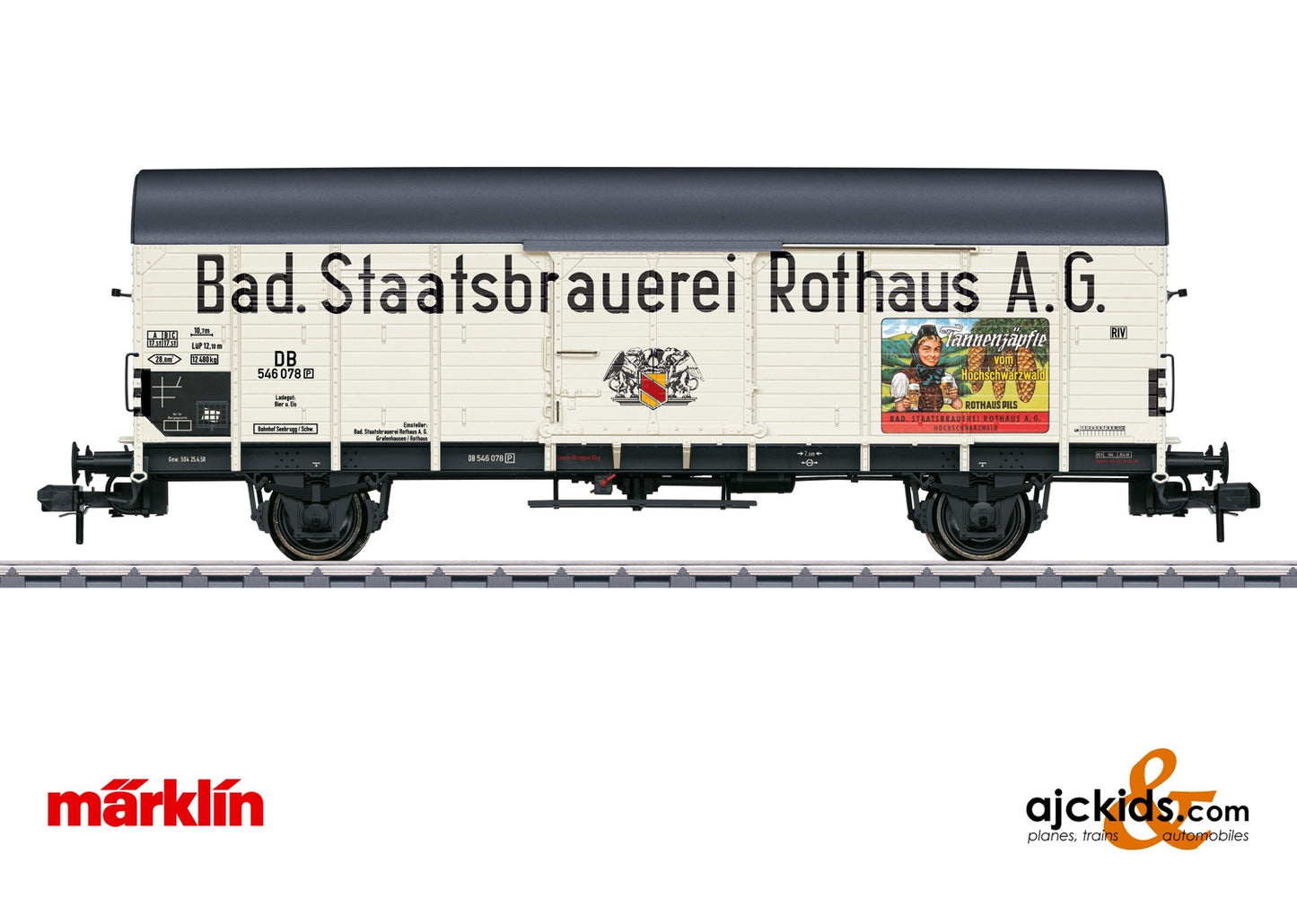 Marklin 58837 - Type GL 11 Boxcar “Tannenzäpfle”