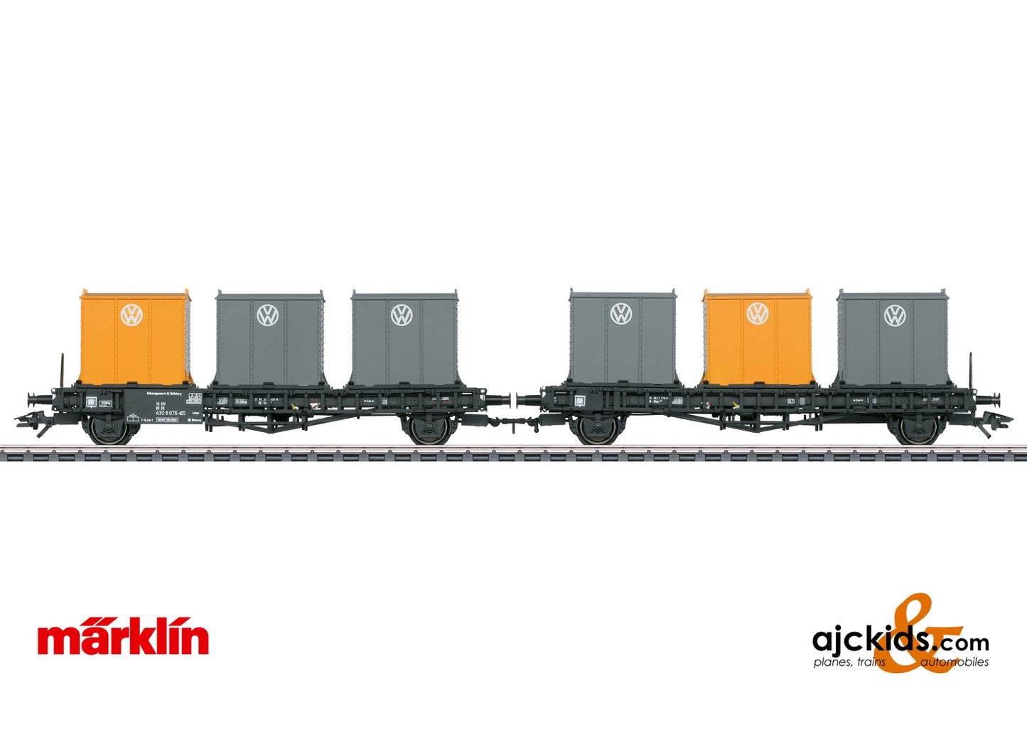 Marklin 46663 - Type Laabs Container Transport Car