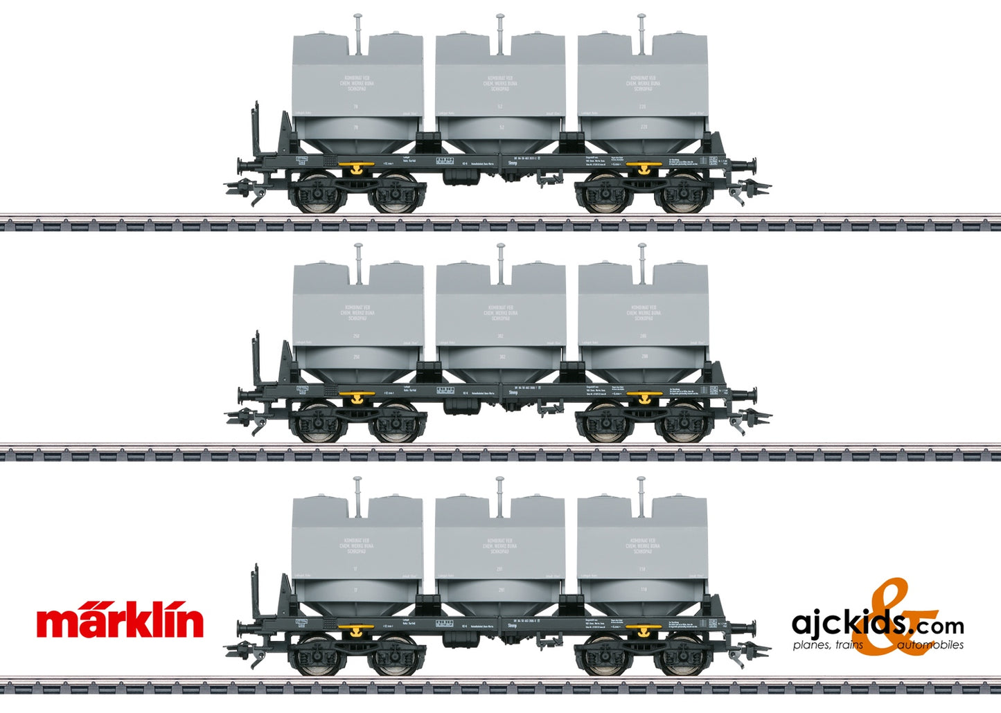Marklin 48263 - Type Slmmp Limestone Tub Car Set