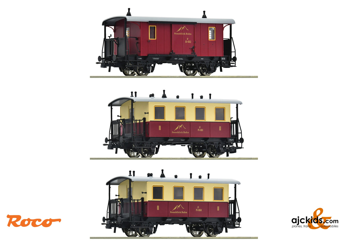 Roco 6200063 - 3-piece set: Rack-and-pinion train