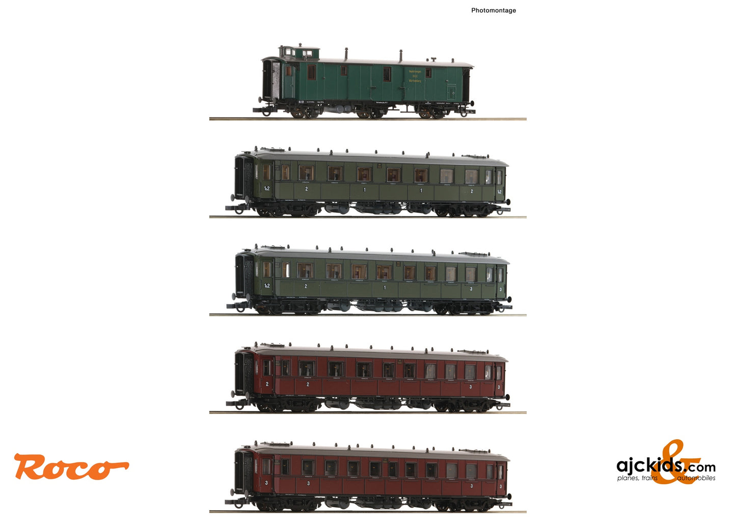 Roco 6200076 - 5 piece set: Express train