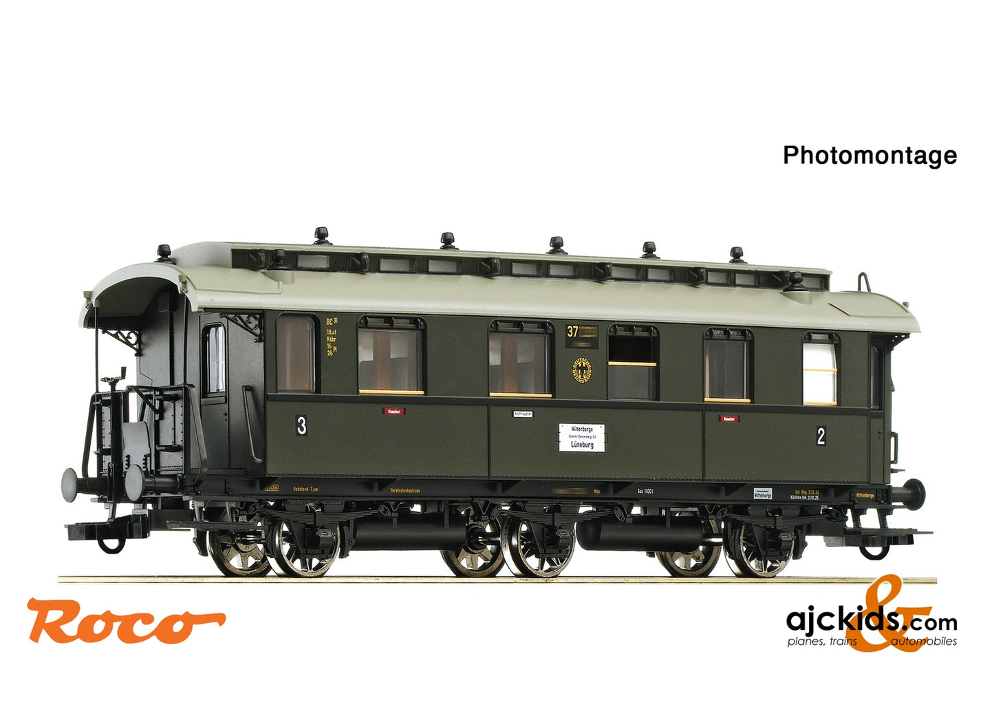 Roco 6200255 - 2nd/3rd class coach, DRG