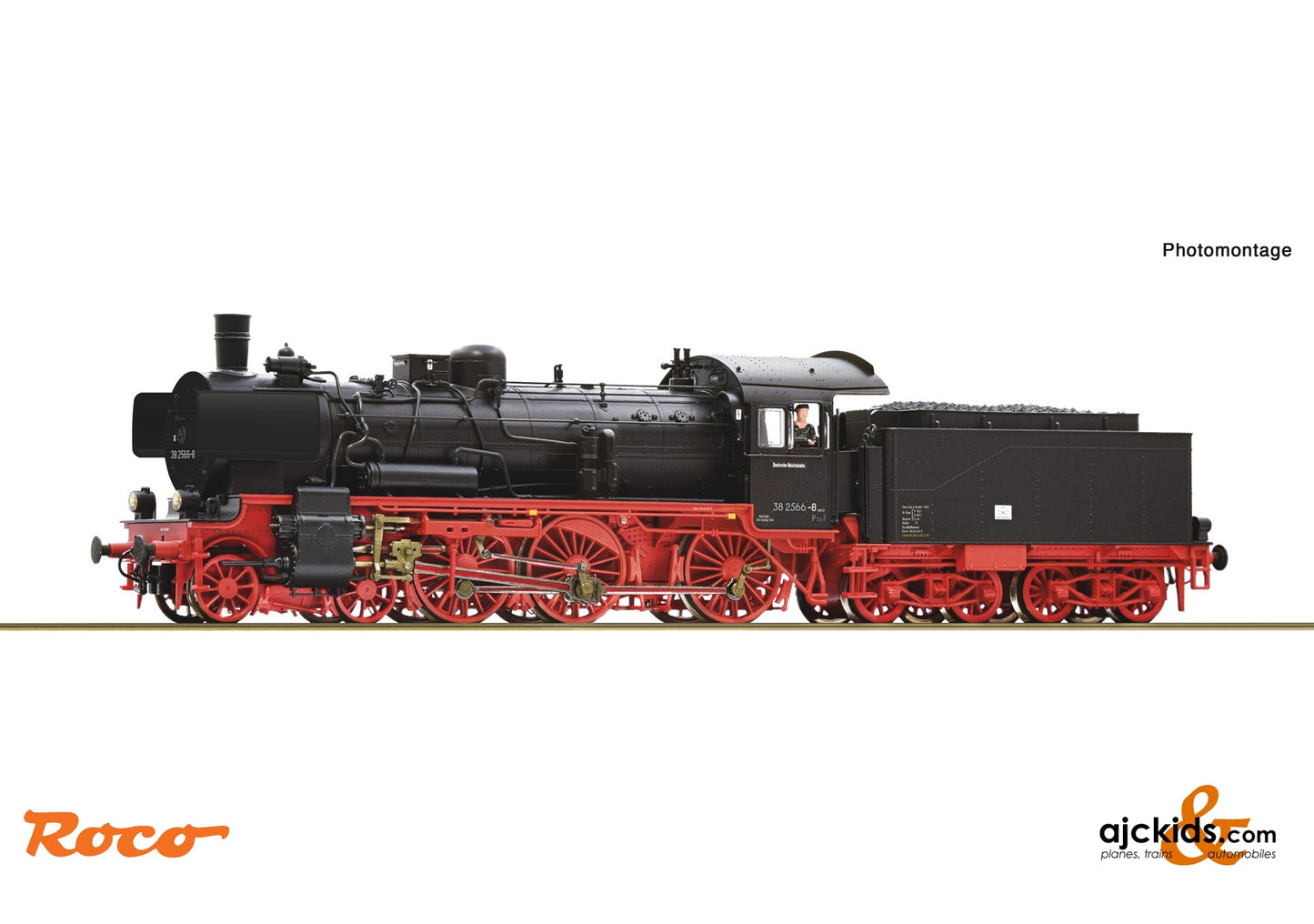 Steam locomotive 38 2566-8