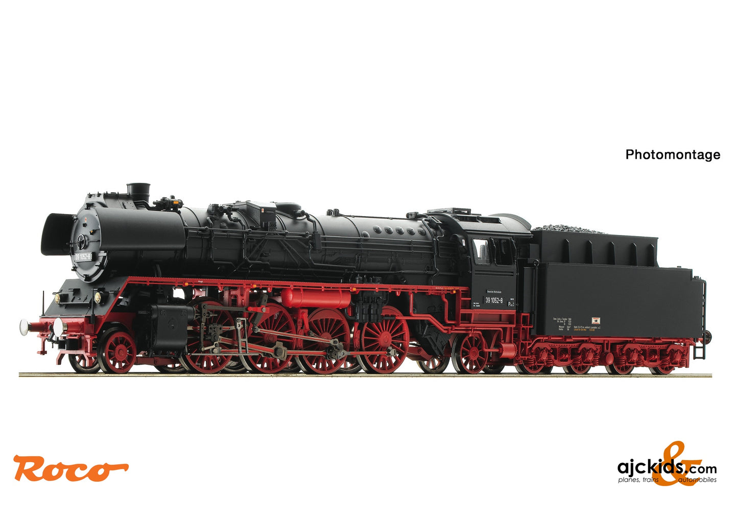 Steam locomotive 39 1052-8, DR