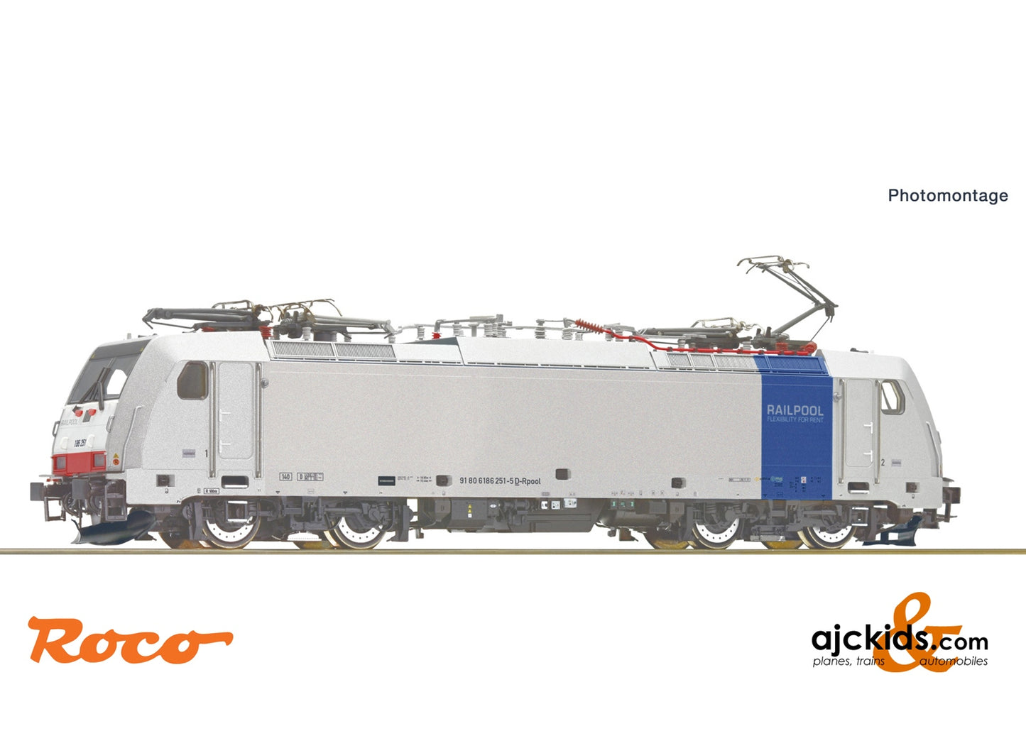 Roco 7520161 - Electric locomotive 186 251-5, Railpool